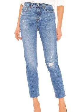 Levi's Women's Wedgie Icon Fit Denim Jeans in Jive Taps Blue Size 29